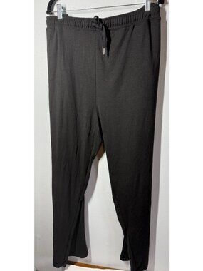 GAP Flex Mens XXL Black Joggers Stretch Lounge Pants Straight Leg Pockets NEW